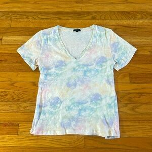 Rails tie-dye v-neck tee